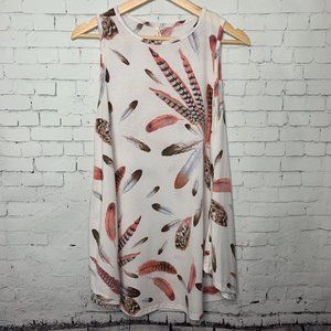 NWOT Women's Boutique Bellamie Tank Top Floral SM Sleeveless Outfit Shirt Attire